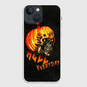 Чехол для iPhone 13 mini с принтом Helloween   череп тыква  scull pumkin в Кировске,  |  | helloween | pumpkin | scull | праздник | праздникхеллоин | тыква | хелловин | холоуин | череп