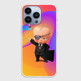 Чехол для iPhone 13 Pro с принтом Босс молокосос с указкой в Кировске,  |  | baby | boss | boss baby | босс | босс молокосос | маленький босс | малыш | мальчик | молокосос | ребенок