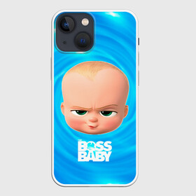 Чехол для iPhone 13 mini с принтом Голова Босса молокососа в Кировске,  |  | baby | boss | boss baby | босс | босс молокосос | маленький босс | малыш | мальчик | молокосос | ребенок