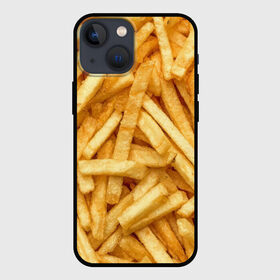 Чехол для iPhone 13 mini с принтом Картошка фри Фастфуд в Кировске,  |  | potato | деревенская картошка | жареная картошка | картофель | картошка | картошка фри | фри