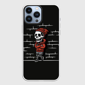 Чехол для iPhone 13 Pro Max с принтом Skeleton | Скелет в Кировске,  |  | dead | death | halloween | horrors | monster | night | okay | scare | skeleton | skull | you dont got the guts | мертвый | монстр | ночь | скелет | ужастики | ужасы | хэллоуин | череп
