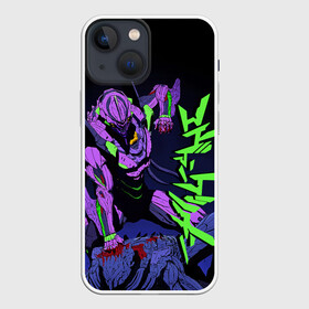 Чехол для iPhone 13 mini с принтом Евангелион   EVA 01 в Кировске,  |  | anime | eva 01 | neon genesis evangelion | nerv | ева 01 | евангелион | мангa | меха | робот | синдзи икарианиме