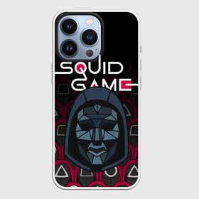 Чехол для iPhone 13 Pro с принтом ИГРА В КАЛЬМАРА   SQUID GAME   ВЕДУЩИЙ   УЗОР в Кировске,  |  | netflix | pattern | squid game | ведущий | игра в кальмара | игрок кальмара | кино | нетфликс | охрана | персонал | сериал | узор