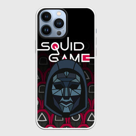 Чехол для iPhone 13 Pro Max с принтом ИГРА В КАЛЬМАРА   SQUID GAME   ВЕДУЩИЙ   УЗОР в Кировске,  |  | netflix | pattern | squid game | ведущий | игра в кальмара | игрок кальмара | кино | нетфликс | охрана | персонал | сериал | узор