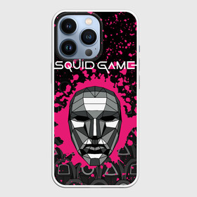 Чехол для iPhone 13 Pro с принтом ИГРА В КАЛЬМАРА   SQUID GAME   ВЕДУЩИЙ   МАСКА в Кировске,  |  | grunge | netflix | squid game | ведущий | герой | гранж | игра в кальмара | игрок кальмара | кино | маска | нетфликс | персонаж | сериал