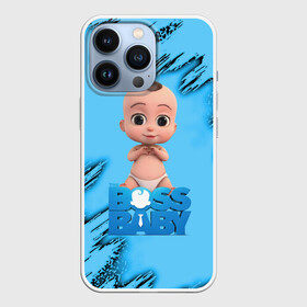 Чехол для iPhone 13 Pro с принтом Босс Молокосос (сердечко) в Кировске,  |  | Тематика изображения на принте: boss baby | бос молокосос | босс молокосос | молокосос | мультфильм | ребенок