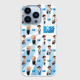 Чехол для iPhone 13 Pro с принтом Boss Baby (pattern) в Кировске,  |  | baby | babycorp | boss | босс | бэбикорп | молокосос | темплтон | тим