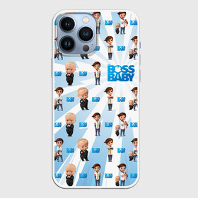 Чехол для iPhone 13 Pro Max с принтом Boss Baby (pattern) в Кировске,  |  | baby | babycorp | boss | босс | бэбикорп | молокосос | темплтон | тим