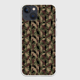 Чехол для iPhone 13 с принтом Бизнесмен (камуфляж) в Кировске,  |  | business | businessman | camouflage | costume | firm | man | military camouf | money | time | бизнес | бизнесмен | босс | военный камуфляж | время | галстук | дело | деньги | костюм | маскировка | масхалат | мужчина | начальник