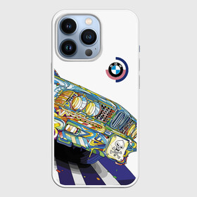 Чехол для iPhone 13 Pro с принтом Бэха в стиле поп арт в Кировске,  |  | bmw | car | color | paint | pop art | skull | автомобиль | бмв | краска | поп арт | тюнинг | цвет | череп