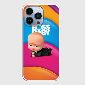 Чехол для iPhone 13 Pro с принтом Boss baby rainbow в Кировске,  |  | Тематика изображения на принте: baby | boss | boss baby | босс | босс молокосос | маленький босс | малыш | мальчик | молокосос | ребенок