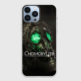 Чехол для iPhone 13 Pro Max с принтом Chernobylite арт в Кировске,  |  | art | chernobylite | game | gas | horror | mask | арт | игра | противогаз | химинюк | хоррор | чернобыль | шутер