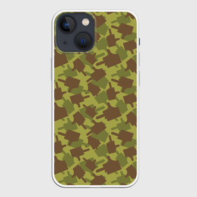 Чехол для iPhone 13 mini с принтом FUCK (камуфляж) в Кировске,  |  | Тематика изображения на принте: camouflage | disguise | hunting camouflage | khaki | maskhalat | military | military camouflage | военный камуфляж | камуфляж | маскировка | масхалат | милитари | отвали | охотничий камуфляж | прикол | средний палец | цвета хаки