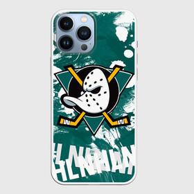 Чехол для iPhone 13 Pro Max с принтом Анахайм Дакс | Anaheim Ducks в Кировске,  |  | anahaim ducks | anaheim | anaheim ducks | ducks | hockey | mighty ducks | nhl | usa | дакс | могучие утята | нхл | спорт | сша | хоккей | шайба