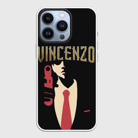Чехол для iPhone 13 Pro с принтом Винченцо в Кировске,  |  | vincenzo | винценцо | галстук | кассано | пистолет | со джунки