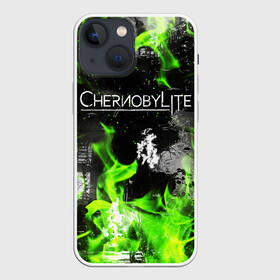 Чехол для iPhone 13 mini с принтом Chernobylite (зелёное пламя) в Кировске,  |  | chernobylite | зона отчуждения | игры | сталкер | чаэс | чернобылит | чернобыль