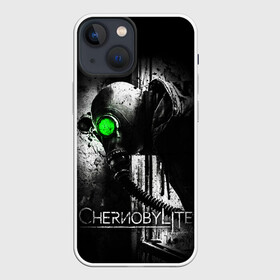 Чехол для iPhone 13 mini с принтом Chernobylite (Black stalker) в Кировске,  |  | chernobylite | зона отчуждения | игры | сталкер | чаэс | чернобылит | чернобыль