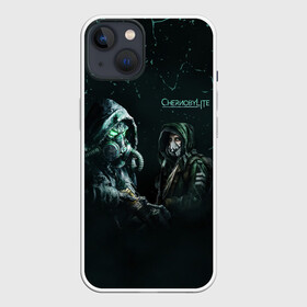 Чехол для iPhone 13 с принтом Chernobylite | Чернобылит в Кировске,  |  | chernobylite | боец | выживание | маска | противогаз | сталкер | хоррор | чернобылайт | чернобылит | чернобыль