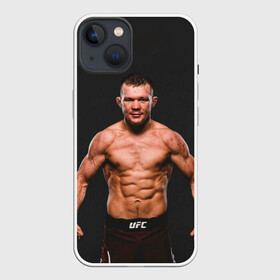 Чехол для iPhone 13 с принтом Пётр Беспощадный в Кировске,  |  | mma | no mercy | petr yan | беспощадный | мма | пётр ян