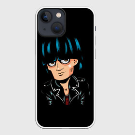 Чехол для iPhone 13 mini с принтом Джоуи Рамон в Кировске,  |  | alternative | music | punk | punkrock | ramones | ramons | rock | альтернатива | музыка | панк | панкрок | рамонс | рок