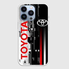 Чехол для iPhone 13 Pro с принтом TOYOTA SORT   TOYOTA TECHNO в Кировске,  |  | Тематика изображения на принте: camry | corolla | cyber | race | sport | techno | toyota | авто | автомобиль | камри | кибер | корола | красный | спорт | техно | тойота