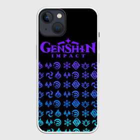 Чехол для iPhone 13 с принтом GENSHIN IMPACT | ЭМБЛЕМЫ NEON в Кировске,  |  | Тематика изображения на принте: genshin impact | razor genshin impact | аниме | геншин | геншин импакт | игра | рэйзор геншин | сяо лин genshin | ци ци геншин импакт