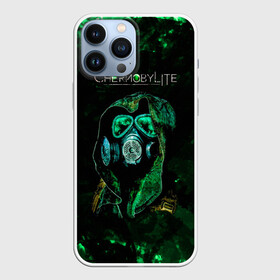 Чехол для iPhone 13 Pro Max с принтом Чернобылит   Chernobylite в Кировске,  |  | Тематика изображения на принте: chernobyl | chernobylite | зона отчуждения | игорь химинюк | игра чернобль | противогаз | чернобль | чернобылит | чернобыль игра