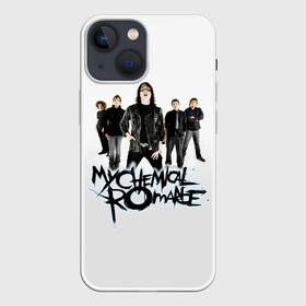 Чехол для iPhone 13 mini с принтом Участники группы My Chemical Romance в Кировске,  |  | Тематика изображения на принте: death spells | electric century | gerard way | leathermouth | mcr | my chemical romance | pencey prep | альтернативный | джерард уэй | май кемикал романс | майки уэй | мкр | мой химический роман | мср | мхр | мцр | панк | поп | поппанк | рок