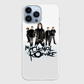 Чехол для iPhone 13 Pro Max с принтом Участники группы My Chemical Romance в Кировске,  |  | Тематика изображения на принте: death spells | electric century | gerard way | leathermouth | mcr | my chemical romance | pencey prep | альтернативный | джерард уэй | май кемикал романс | майки уэй | мкр | мой химический роман | мср | мхр | мцр | панк | поп | поппанк | рок