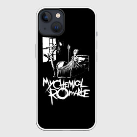 Чехол для iPhone 13 с принтом My Chemical Romance уходящий в окно в Кировске,  |  | mcr | my chemical romance | альтернативный | май кемикал романс | мкр | мой химический роман | мср | мхр | мцр | панк | поп | поппанк | рок группа