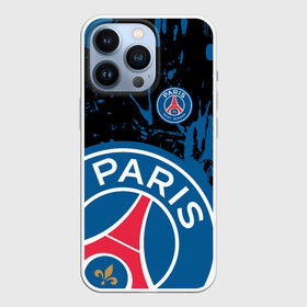 Чехол для iPhone 13 Pro с принтом PSG SPORT БРЫЗГИ КРАСОК в Кировске,  |  | paris saint germain | psg | saint | sport | париж | псг | псж | спорт | футбол