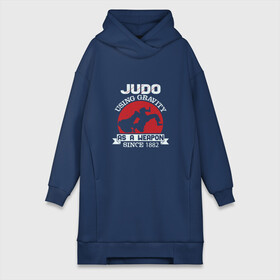 Платье-худи хлопок с принтом Judo Weapon в Кировске,  |  | fighter | japan | judo | mma | sport | ufc | warrior | боец | бой | воин | дзюдо | дзюдоист | единоборства | карате | поединок | спорт | спортсмен | чемпион | япония