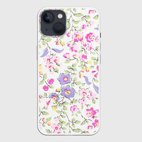 Чехол для iPhone 13 с принтом Яркие весенние цветы в Кировске,  |  | арт | весенние цветы | весна | рисунок | цветок | цветы | яркие цветы | яркий цветок