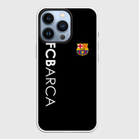 Чехол для iPhone 13 Pro с принтом FC BARCA BLACK STYLE в Кировске,  |  | Тематика изображения на принте: barca | barcelona | fc barca | барка | барселона