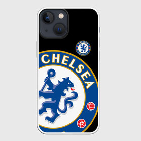 Чехол для iPhone 13 mini с принтом ЧЕЛСИ   CHELSEA BIG LOGO в Кировске,  |  | blue | chelsea | fc | football | football club | lion | sport | лев | синий | спорт | спортивные | униформа | фирменные цвета | фк | футбол | футбольный клуб | челси