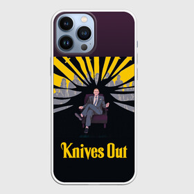 Чехол для iPhone 13 Pro Max с принтом Достать ножи Knives out в Кировске,  |  | даниэл крейг | джеймс бонд | достать ножи | крейг | ножи | фильм про ножи