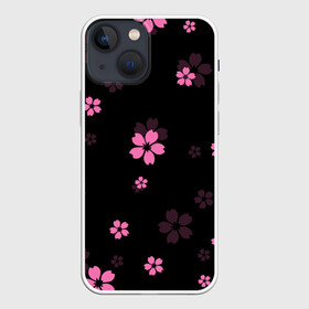 Чехол для iPhone 13 mini с принтом САКУРА ВИШНЯ  ЛЕПЕСТКИ в Кировске,  |  | chery | flowers | japan | roses | sakura | вишня | растения | розы | ромашка | сакура | тюльпаны | цветы | цветы сакуры | япония