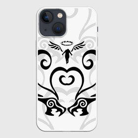 Чехол для iPhone 13 mini с принтом WALHALLA TEAM DRAKEN TATTOO в Кировске,  |  | anime | draken | mikey | tokyorevengers | walhalla | аниме | вальгала | дракен | иероглифы | кэн | манга | мандзиро | микки | рюгудзи | сано | символы | токийские мстители
