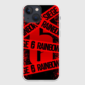 Чехол для iPhone 13 mini с принтом Rainbow Six Siege: Опасно для жизни. в Кировске,  |  | 6 | outbreak | rainbow | rainbow six siege | six | tom clancys | радуга осада | том клэнси