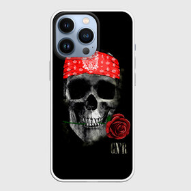 Чехол для iPhone 13 Pro с принтом GNR Skull в Кировске,  |  | alternative | guns n roses | metall | music | rock | альтернатива | ганс энд росес | металл | музыка | пушки и розы | рок