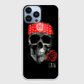 Чехол для iPhone 13 Pro Max с принтом GNR Skull в Кировске,  |  | alternative | guns n roses | metall | music | rock | альтернатива | ганс энд росес | металл | музыка | пушки и розы | рок