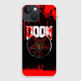 Чехол для iPhone 13 mini с принтом DOOMGIRL (+спина) в Кировске,  |  | demons | devil | doom | doom eternal | doom girl | doom slayer | doomgirl | doomguy | hell | slayer | ад | вега | демон | демоны | дум | думгай | икона греха | какодемон | манкубус | солдат рока | элементаль боли