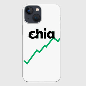 Чехол для iPhone 13 mini с принтом Криптовалюта Чиа в Кировске,  |  | Тематика изображения на принте: 2021 | 2022 | bitcoin | btc | chia | chia network | dogecoin | ethereum | ssd | xch | биткоин | в топе | в тренде | жёсткие диски | крипта | криптовалюта | майнинг | чиа