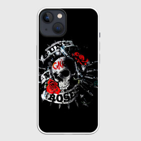 Чехол для iPhone 13 с принтом Ганз энд роузес в Кировске,  |  | alternative | guns n roses | metall | music | rock | альтернатива | ганс энд росес | металл | музыка | пушки и розы | рок