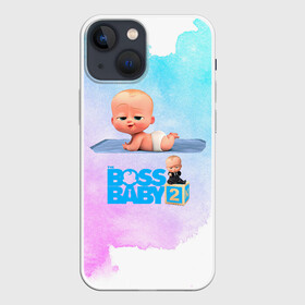 Чехол для iPhone 13 mini с принтом Маленький босс молокосос в Кировске,  |  | baby | boss | boss baby | босс | босс молокосос | маленький босс | малыш | мальчик | молокосос | ребенок