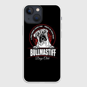 Чехол для iPhone 13 mini с принтом Бульмастиф (Bullmastiff) в Кировске,  |  | animal | bulldog | bullmastiff | dog | mastiff | бульдог | бульмастиф | год собаки | друг человека | животное | зверь | кинолог | мастиф | пёс | порода собак | собака бульмастиф | собаковод | сторожевая собака