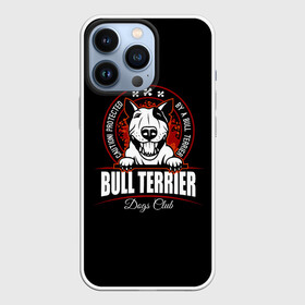 Чехол для iPhone 13 Pro с принтом Бультерьер (Bull Terrier) в Кировске,  |  | bull terrier | bulldog | dog | fighting dog | pit bull | terrier | бойцовская собака | бульдог | бультерьер | год собаки | друг человека | животное | зверь | кинолог | кость | пёс | питбуль | порода собак | собака