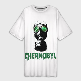 Платье-футболка 3D с принтом СИЗ chernobylite в Кировске,  |  | chernobyl | game | stalker | игра | отчуждения | радиация | сталкер | чаэс | чернобль | чернобыль