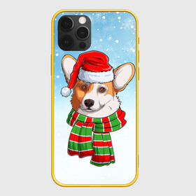 Чехол для iPhone 12 Pro с принтом Новогодний Корги   New Years Corgi в Кировске, силикон | область печати: задняя сторона чехла, без боковых панелей | christmas | corgi | dog | santa | дед мороз | елка | зима | корги | новый год | рождество | санта | снег | снегурочка | снежинка | собака | собачка | щенок