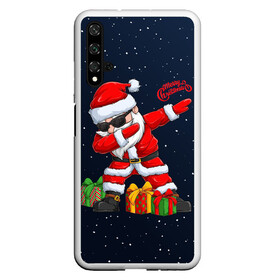 Чехол для Honor 20 с принтом SANTA DABBING в Кировске, Силикон | Область печати: задняя сторона чехла, без боковых панелей | Тематика изображения на принте: christmas | dab | dabbing | santa | дед мороз | елка | зима | новый год | подарок | рождество | санта | снег | снегурочка | снежинка